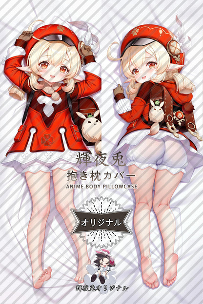 Klee_Genshin Impact_0yyx8w Body Pillow Cover