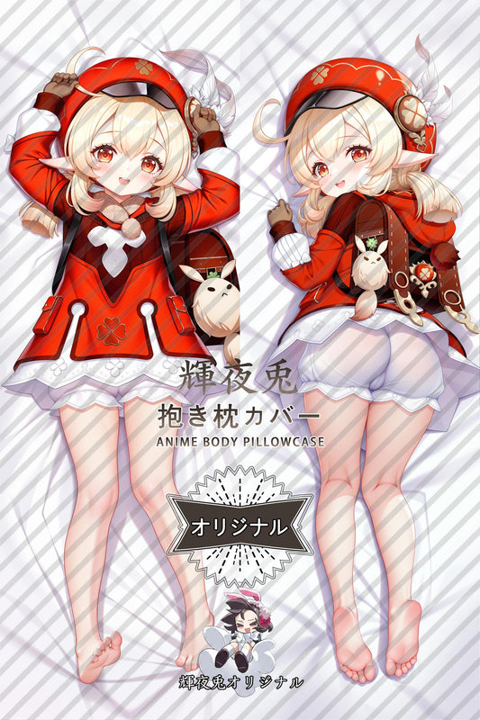 Klee_Genshin Impact_0yyx8w Body Pillow Cover