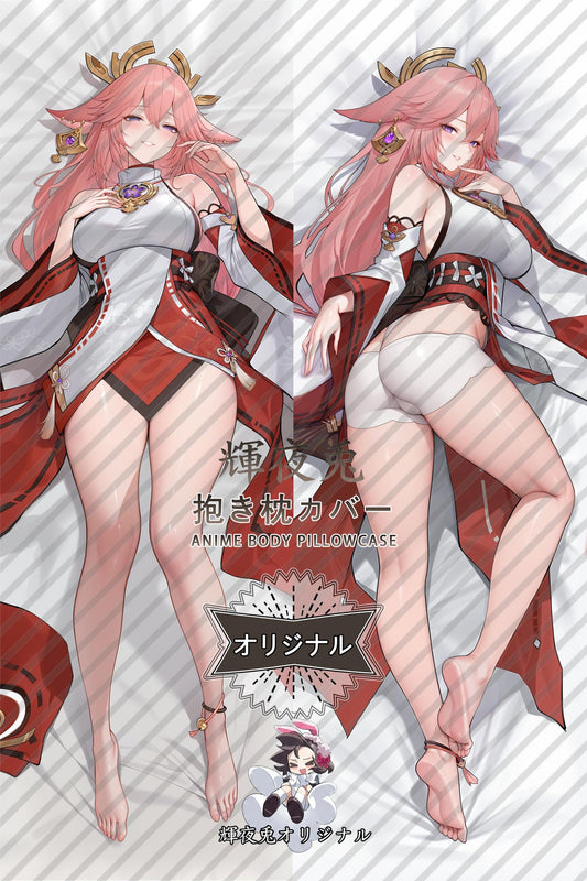 Yae Miko_Genshin Impact_9NIyXD Body Pillow Cover