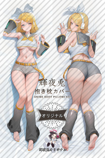 Kagamine Rin_Vocaloid_5hoaT6 Body Pillow Cover