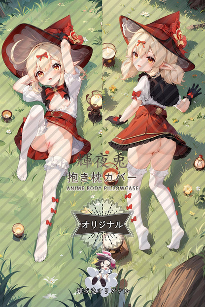 Klee_Genshin Impact_o95gBa Body Pillow Cover