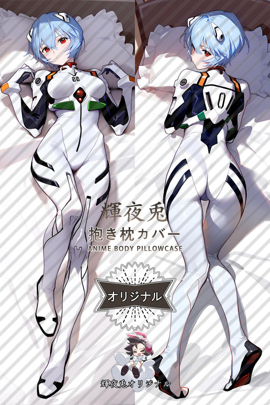 Rei Ayanami_Neon Genesis Evangelion_dkn5ej Body Pillow Cover