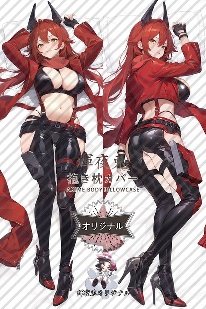 Red Hood_GODDESS OF VICTORY： NIKKE_3li1ua Body Pillow Cover