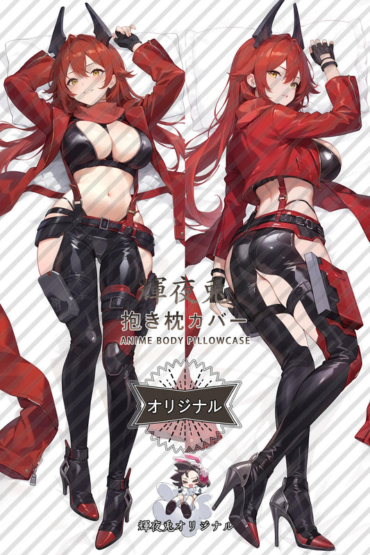 Red Hood_GODDESS OF VICTORY： NIKKE_3li1ua Body Pillow Cover